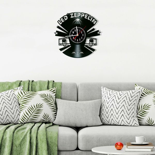 Wall Vinyl Record Clock Led Zeppelin 12" Vinyl-Clock-Led Zeppelin-9 photo