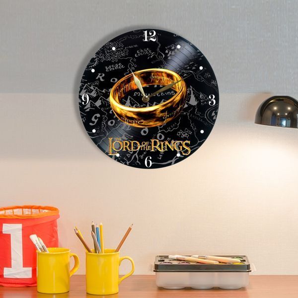 Настінний вініловий годинник Володар перснів, діаметр 30см UF-Clock-M-The Lord of the Rings-3 фото