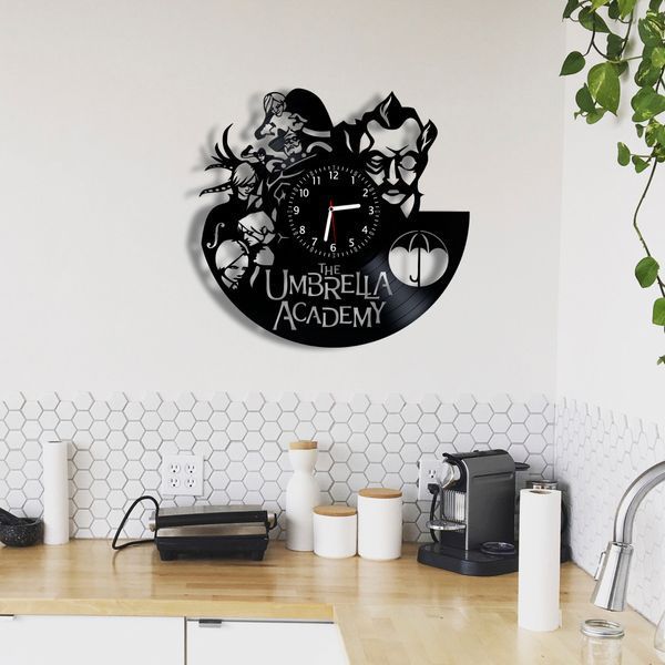 Wall Vinyl Record Clock Umbrella Academy 12" Vinyl-Clock-Umbrella Academy-1 photo