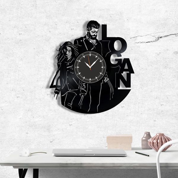 Wall Vinyl Record Clock Logan 12" Vinyl-Clock-M-Logan-1 photo
