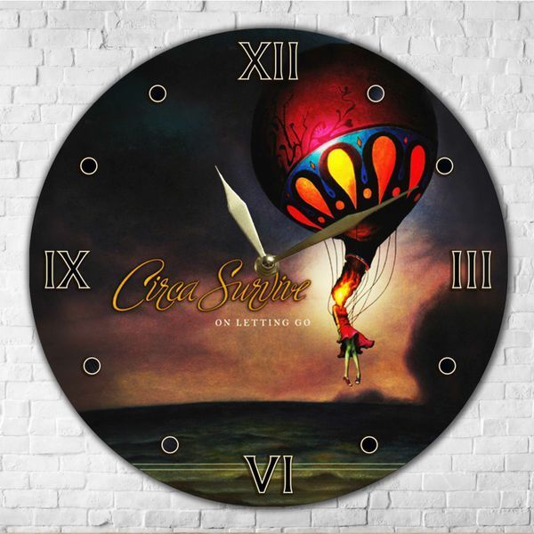 Настінний вініловий годинник Circa Survive, діаметр 30см UF-Clock-Circa Survive-1 фото
