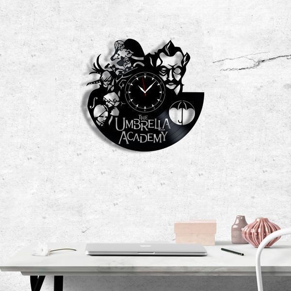 Wall Vinyl Record Clock Umbrella Academy 12" Vinyl-Clock-Umbrella Academy-1 photo