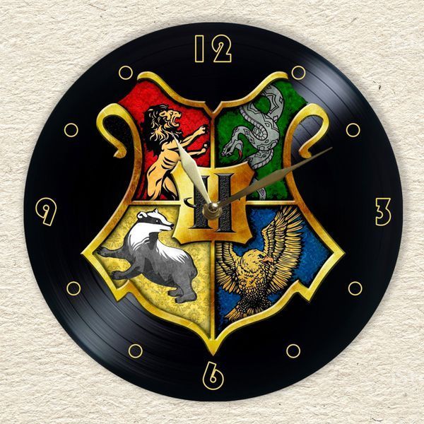 Настінний вініловий годинник Гаррі Поттер, діаметр 30см UF-Clock-M-Harry Potter-2 фото