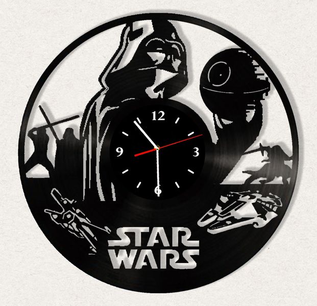 Wall Vinyl Record Clock Star Wars 12" Vinyl-Clock-Star Wars-7 photo