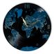 Wall Vinyl Record Clock Continents 12" UF-Clock-Continents-3 photo