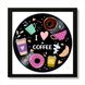 Vinyl Record Decor in a Wooden Frame Coffee 14" UF-Frame-Coffee-2 photo 1