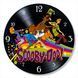 Настінний вініловий годинник Скубі-Ду, діаметр 30см UF-Clock-C-Scooby Doo-2 фото 1