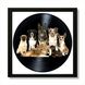 Vinyl Record Decor in a Wooden Frame Dogs 14" UF-Frame-Dogs-2 photo