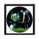 Vinyl Record Decor in a Wooden Frame Golf 14" 214-4-1 photo 1