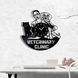 Wall Vinyl Record Clock Veterinary Clinic 12" 112-1-1 photo 2