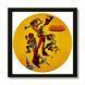Vinyl Record Decor in a Wooden Frame Black Dyamite 14" 909-4-1 photo 1