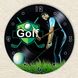 Wall Vinyl Record Clock Golf 12" UF-Clock-Golf-1 photo 3