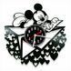 Настінний вініловий годинник Міккі Маус, діаметр 30см Vinyl-Clock-C-Mickey Mouse-4 фото