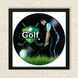 Vinyl Record Decor in a Wooden Frame Golf 14" 214-4-1 photo 3