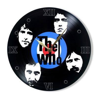 Wall Vinyl Record Clock The Who 12" UF-Clock-The Who-1 photo