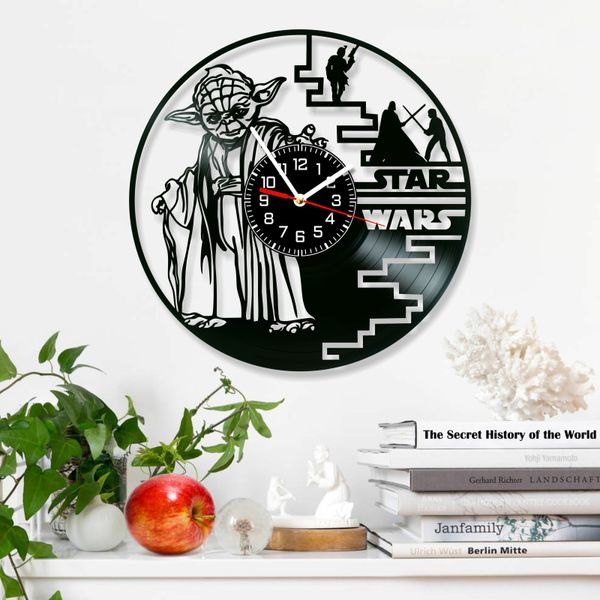 Wall Vinyl Record Clock Star Wars 12" Vinyl-Clock-Star Wars-8 photo