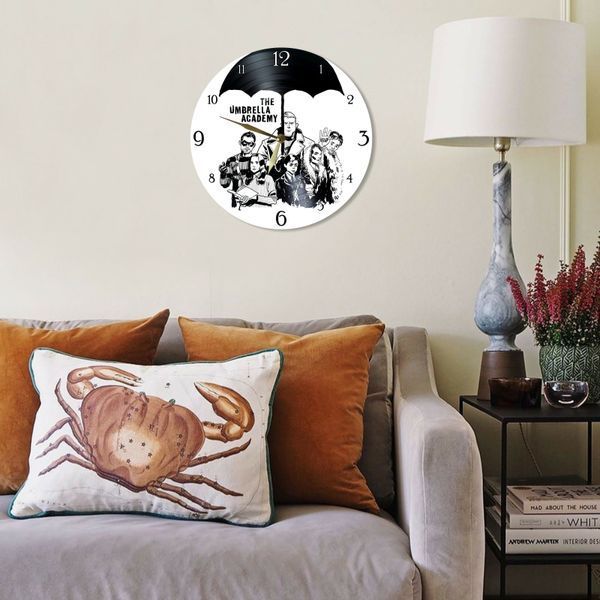 Wall Vinyl Record Clock Umbrella Academy 12" UF-Clock-Umbrella Academy-2 photo