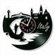 Wall Vinyl Record Clock Italy 12" 16-1-1 photo 1