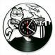 Настінний вініловий годинник Гарфілд, діаметр 30см Vinyl-Clock-Garfield-3 фото