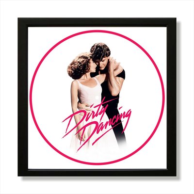 Vinyl Record Decor in a Wooden Frame Dirty Dancing 14" UF-Frame-M-Dirty Dancing-2 photo