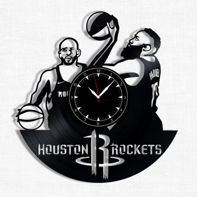 Wall Vinyl Record Clock Houston Rockets 12" Vinyl-Clock-Houston Rockets-1 photo