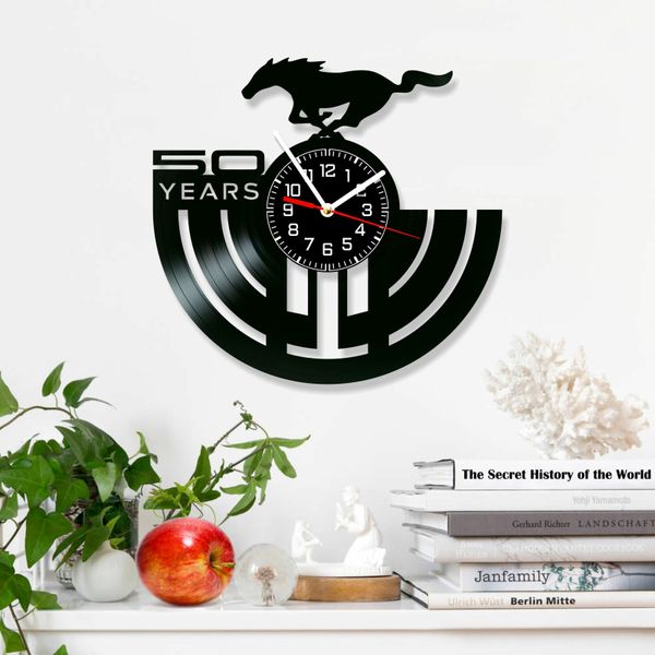 Wall Vinyl Record Clock Mustang 12" Vinyl-Clock-Mustang-1 photo