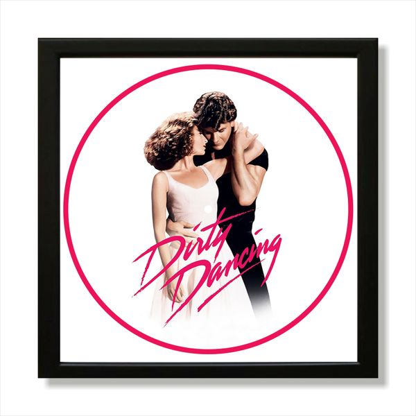 Vinyl Record Decor in a Wooden Frame Dirty Dancing 14" UF-Frame-M-Dirty Dancing-2 photo