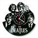 Настінний вініловий годинник The Beatles, діаметр 30см Vinyl-Clock-The Beatles-6 фото 1