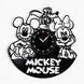 Настінний вініловий годинник Міккі Маус, діаметр 30см Vinyl-Clock-C-Mickey Mouse-4 фото