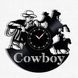 Wall Vinyl Record Clock Cowboy 12" Vinyl-Clock-Cowboy-1 photo 1