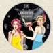 Wall Vinyl Record Clock Beauty Salon 12" UF-Clock-Beauty Salon-1 photo 3