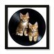 Vinyl Record Decor in a Wooden Frame Cat 14" UF-Frame-Cat-2 photo 1