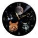 Wall Vinyl Record Clock Cats 12" 65-2-1 photo 1