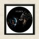 Vinyl Record Decor in a Wooden Frame Alien 14" UF-Frame-M-Alien-1 photo 3