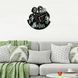 Настінний вініловий годинник The Beatles, діаметр 30см Vinyl-Clock-The Beatles-6 фото 3