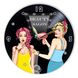 Wall Vinyl Record Clock Beauty Salon 12" UF-Clock-Beauty Salon-1 photo 1