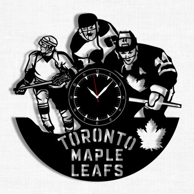 Wall Vinyl Record Clock Toronto Maple Leafs 12" Vinyl-Clock-Toronto Maple Leafs-1 photo