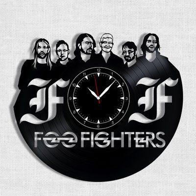 Wall Vinyl Record Clock Foo Fighters 12" Vinyl-Clock-Foo Fighters-1 photo