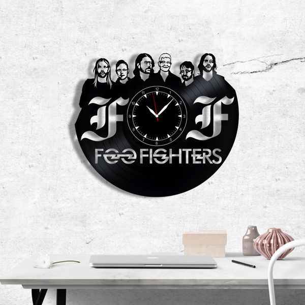 Wall Vinyl Record Clock Foo Fighters 12" Vinyl-Clock-Foo Fighters-1 photo