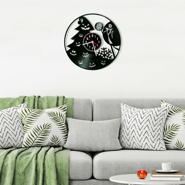 Wall Vinyl Record Clock Nightmare Before Christmas 12" Vinyl-Clock-Nightmare Before Christmas-14 photo