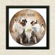 Vinyl Record Decor in a Wooden Frame Australian Shepherds 14" UF-Frame-Australian Shepherds-1 photo 3