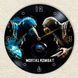 Настінний вініловий годинник Смертельна Битва, діаметр 30см UF-Clock-Mortal Kombat-2 фото 3