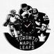 Настінний вініловий годинник Торонто Мейпл Ліфс, діаметр 30см Vinyl-Clock-Toronto Maple Leafs-1 фото 1
