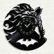 Настінний вініловий годинник Бетмен, діаметр 30см Vinyl-Clock-Batman-10 фото