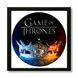 Vinyl Record Decor in a Wooden Frame Game of Thrones 14" UF-Frame-M-Game of Thrones-2 photo 1