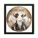 Vinyl Record Decor in a Wooden Frame Australian Shepherds 14" UF-Frame-Australian Shepherds-1 photo 1