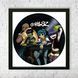 Настінний вініловий декор в дерев'яній рамці Gorillaz, розміром 36см 534-4-1 фото 3