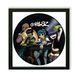 Настінний вініловий декор в дерев'яній рамці Gorillaz, розміром 36см 534-4-1 фото 1