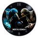 Настінний вініловий годинник Смертельна Битва, діаметр 30см UF-Clock-Mortal Kombat-2 фото 1