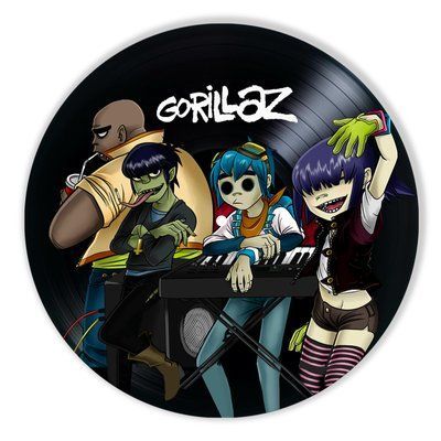 Vinyl Record Decor Gorillaz 12" 534-3-1 photo